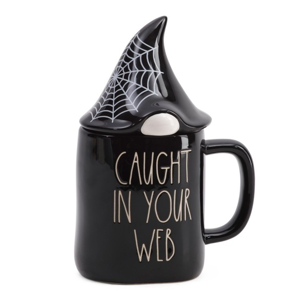 Rae Dunn “Caught in Your Web” Halloween Gnome Mug - Picture 1 of 8